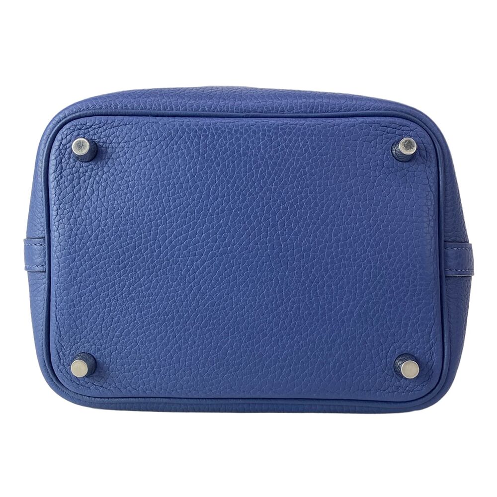 Hermès Picotin Lock Eclat PM/16 Handbag Blue Brighton Capucine - Picture 5 of 16